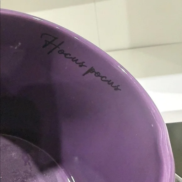 NEW HOCUS PUCUS WITCH HAT PURPLE BLACK MUG - Picture 2 of 3